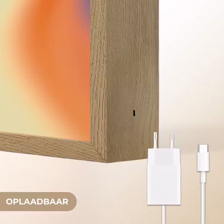 Lightbox - Wandlamp - Golven - Kleurrijk - Abstract — 7