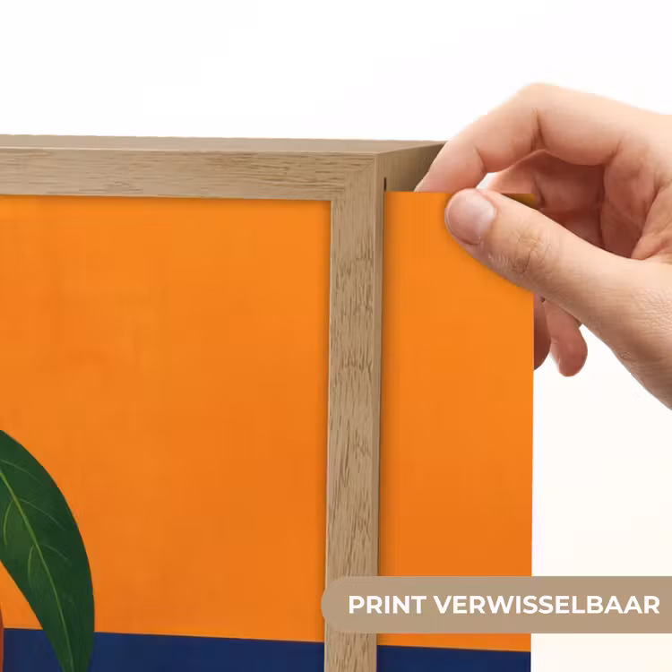 Lightbox - Wandlamp - Mango - Vlakken - Bladeren - Oranje — 5