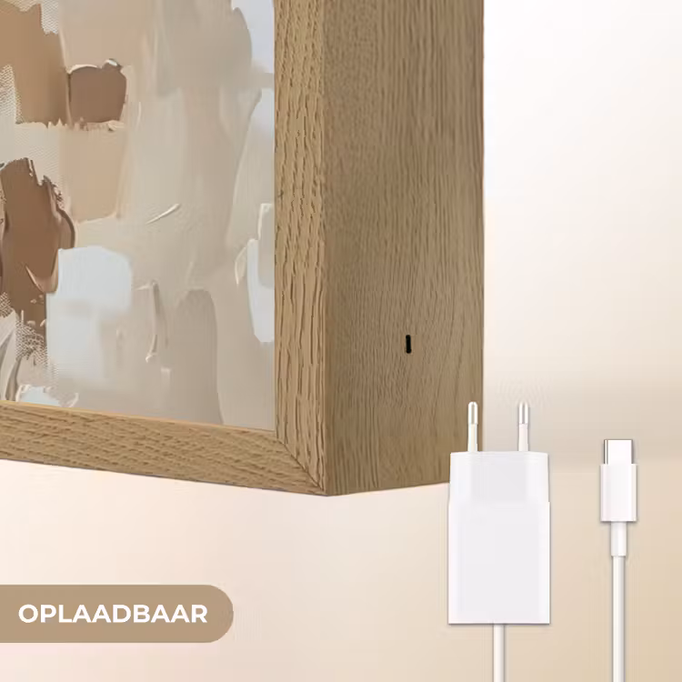 Lightbox - Wandlamp - Vrouw - Verf - Abstract - Beige - Modern — 7