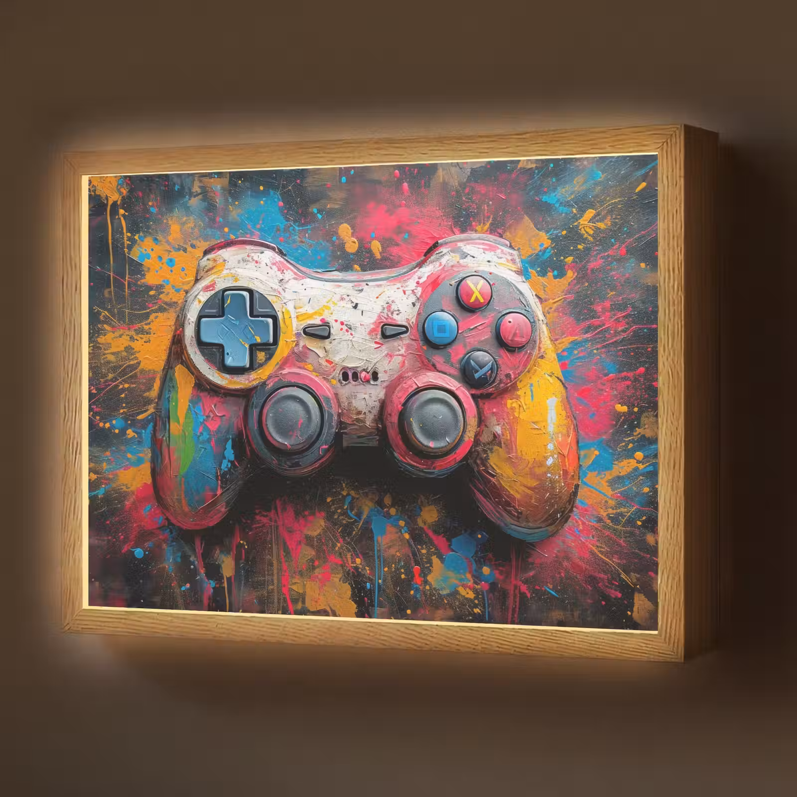 Lightbox - Wandlamp - Graffiti - Gaming - Controller - Verf — 1