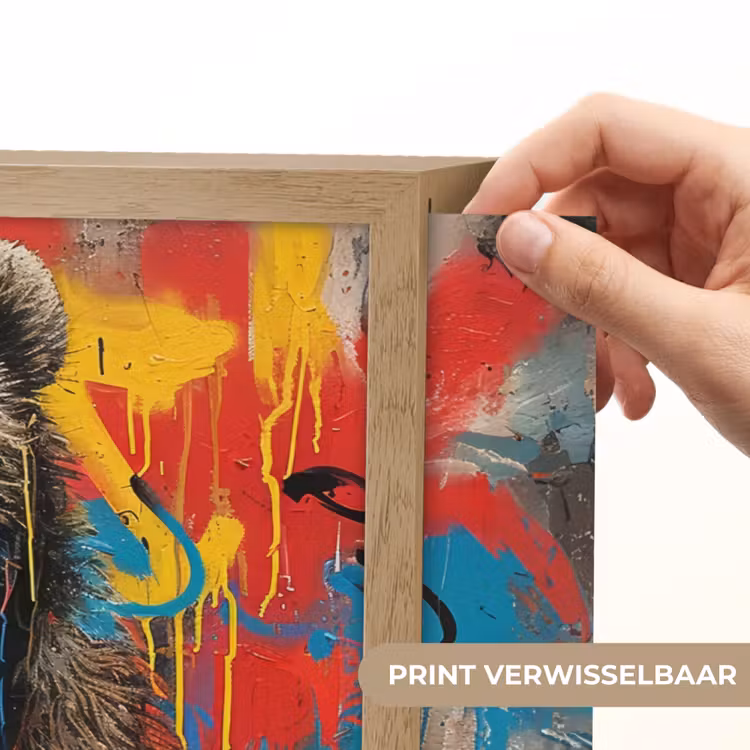 Lightbox - Wandlamp - Graffiti - Beer - Dier - Muur - Street art — 5