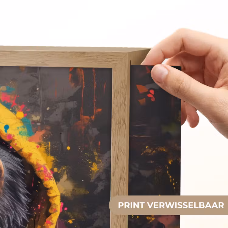 Lightbox - Wandlamp - Graffiti - Chimpansee - Jas - Aap - Verf — 5