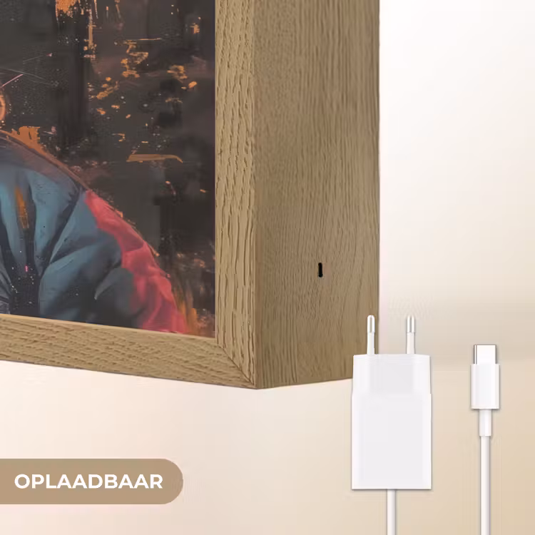 Lightbox - Wandlamp - Graffiti - Chimpansee - Koptelefoon - Aap — 7