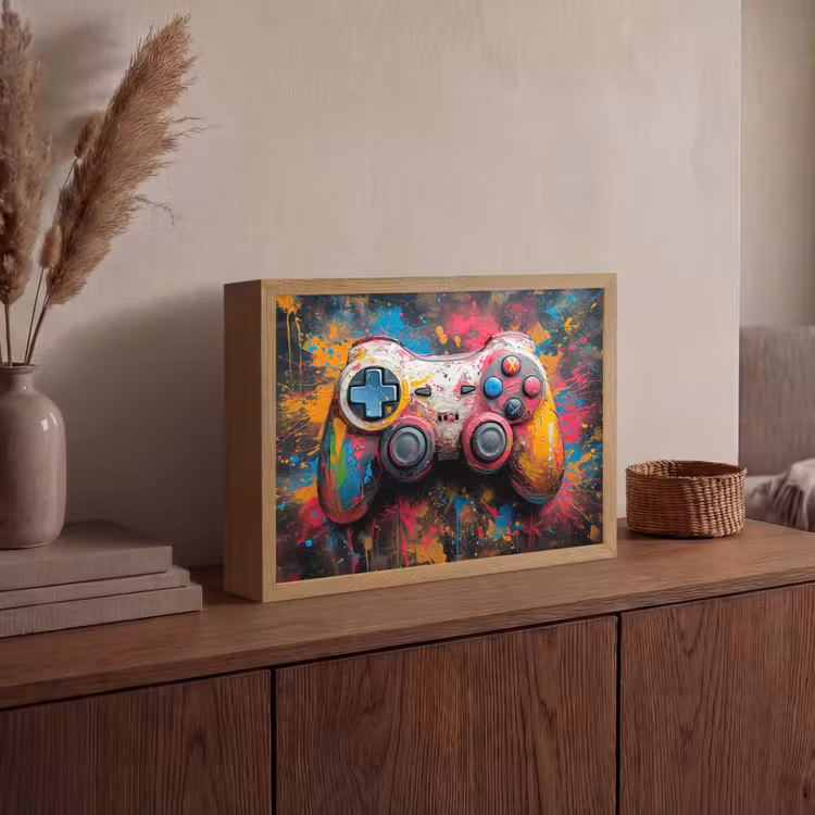 Lightbox - Wandlamp - Graffiti - Gaming - Controller - Verf — 4