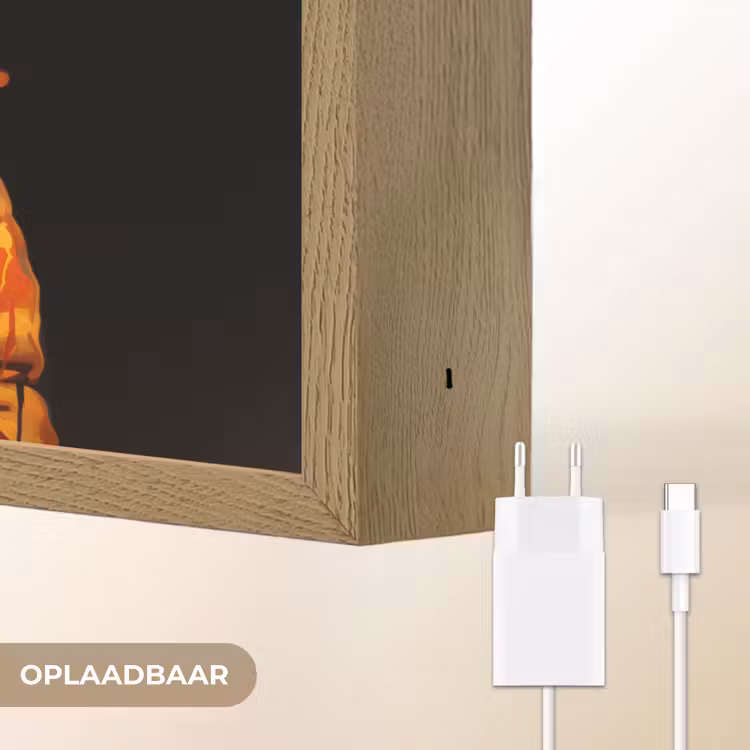 Lightbox - Wandlamp - Graffiti - Luipaard - Zwart - Jas — 7