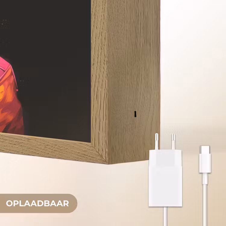 Lightbox - Wandlamp - Graffiti - Wolf - Jas - Zwart — 7