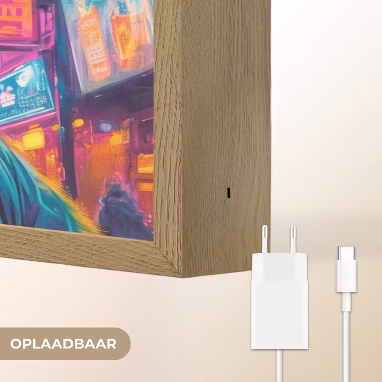 Lightbox - Wandlamp - Kat - Pop art - China - Neon - Stad — 7