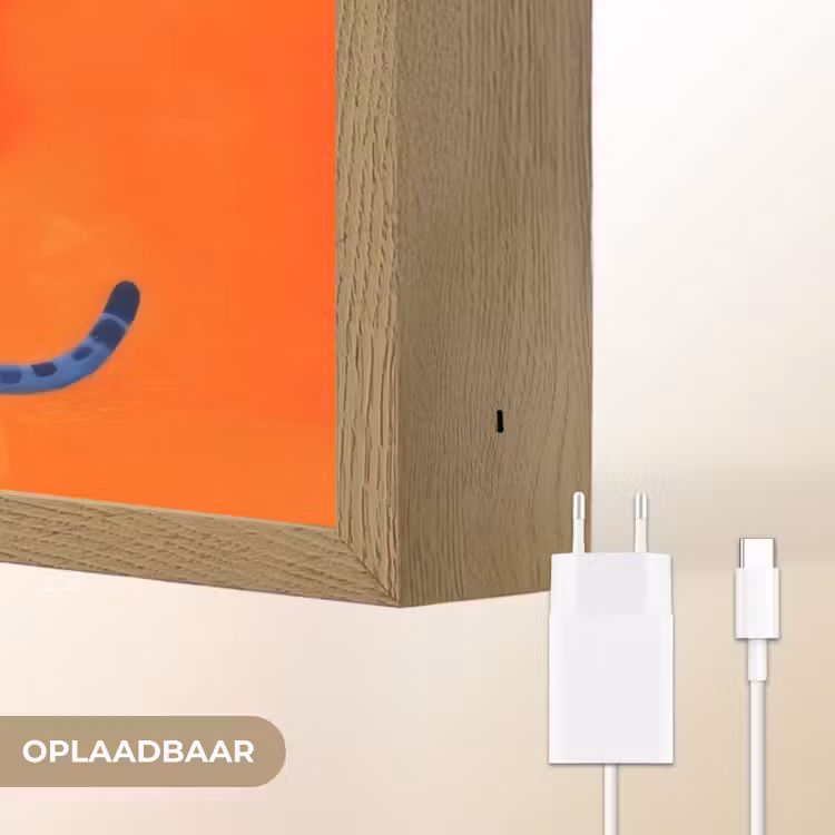 Lightbox - Wandlamp - Luipaarden - Stippen - Oranje — 7