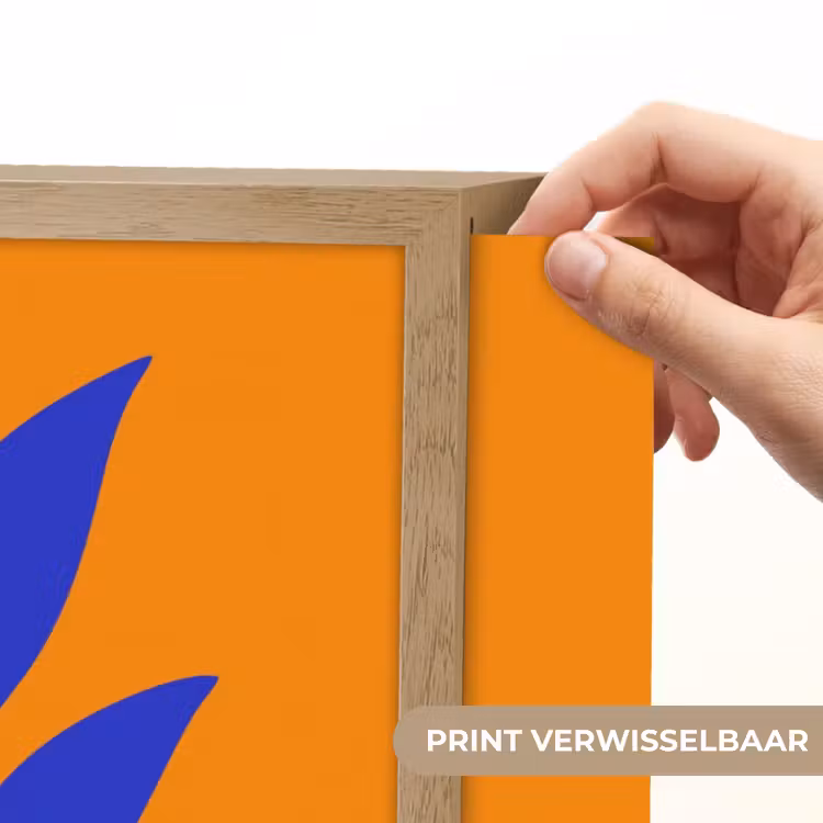 Lightbox - Wandlamp - Takken - Bladeren - Minimalistisch - Blauw — 5
