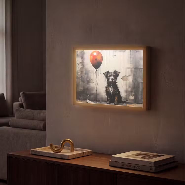 Lightbox - Wandlamp - Graffiti - Hond - Ballon - Dieren — 2