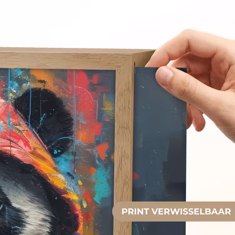 Lightbox - Wandlamp - Graffiti - Panda - Jas - Kleurrijk - Street art — 5