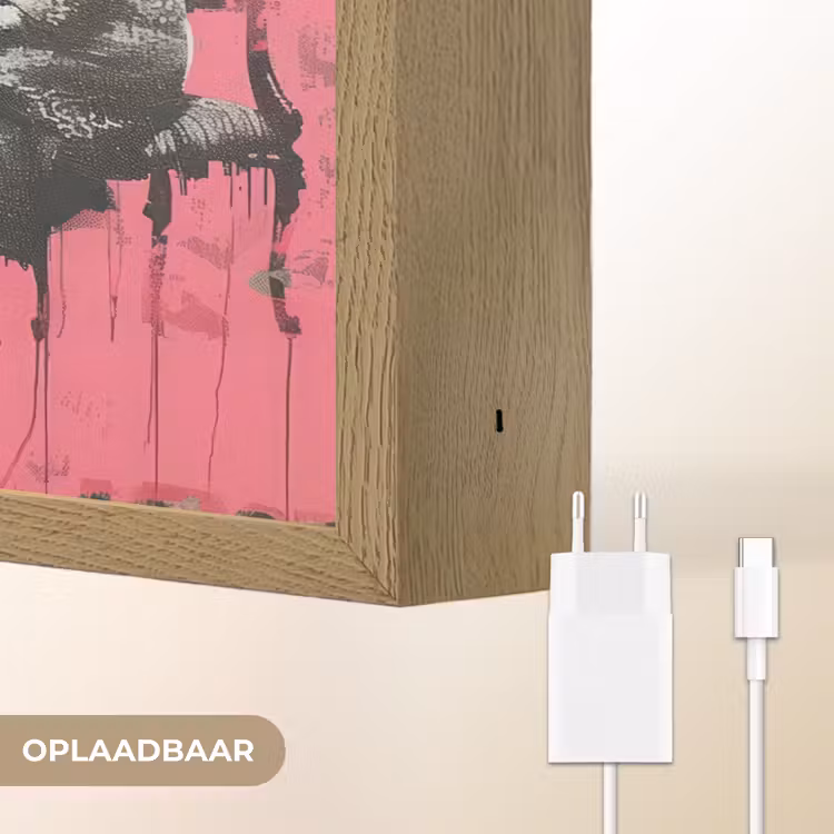 Lightbox - Wandlamp - Graffiti - Roze - Street art - Vrouwen — 7