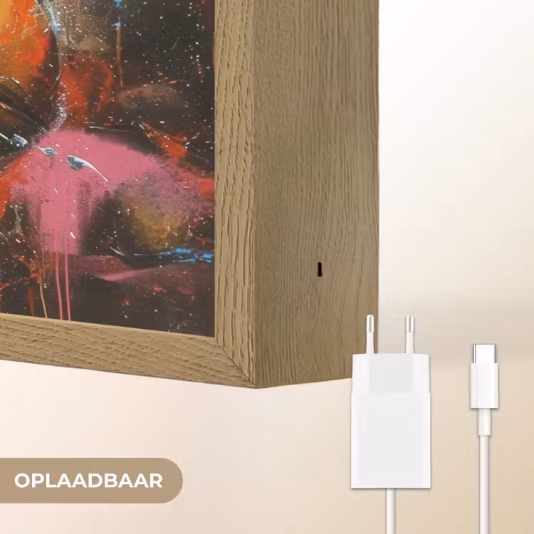 Lightbox - Wandlamp - Graffiti - Rugby - Kleurrijk - Rugbybal — 7