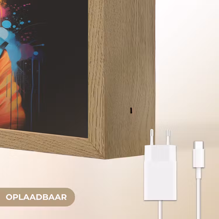 Lightbox - Wandlamp - Graffiti - Wasbeer - Jas - Zwart — 7