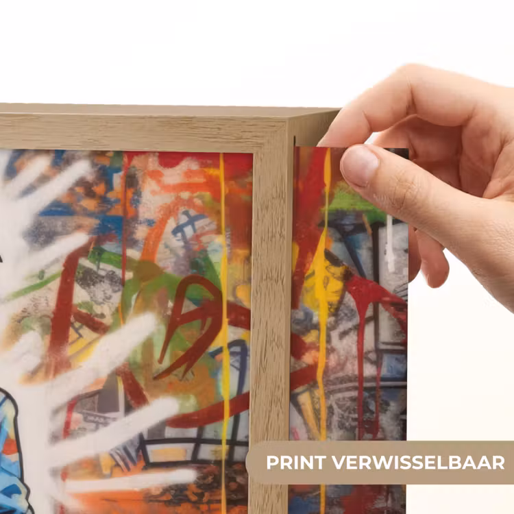 Lightbox - Wandlamp - Graffiti - Jongen - Kleuren - Street Art — 5