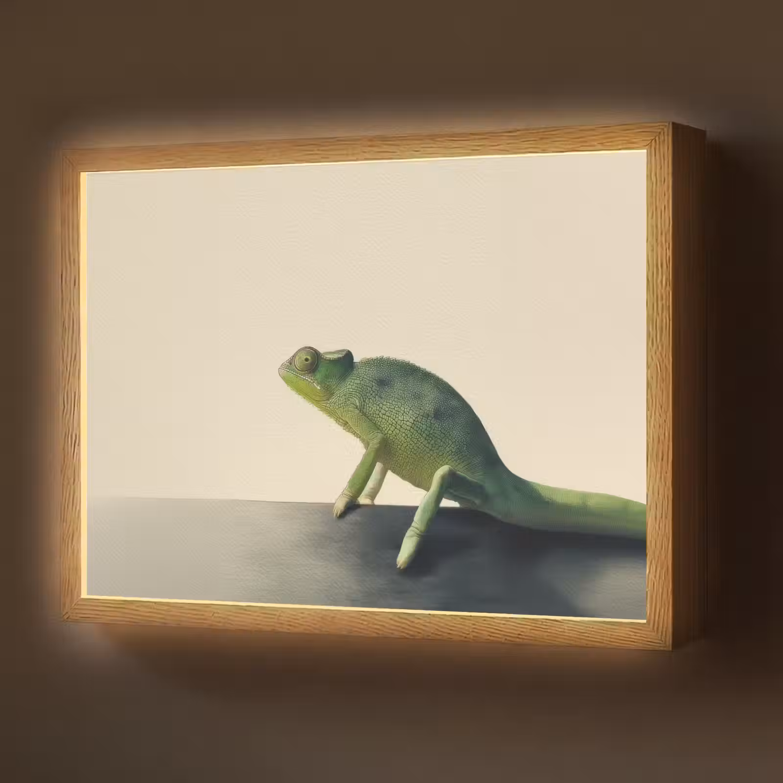 Lightbox - Wandlamp - Kameleon - Groen - Minimalistisch — 1