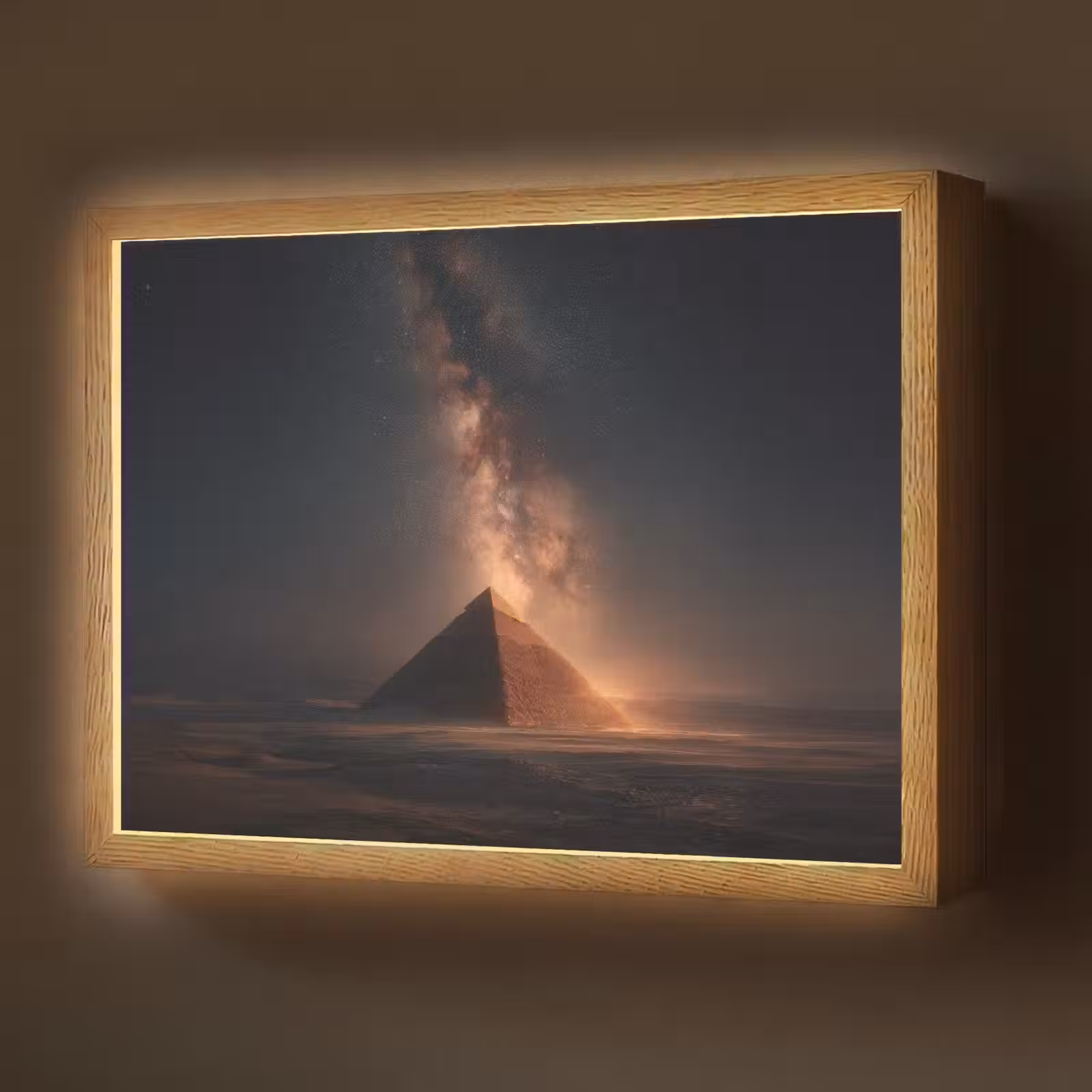 Lightbox - Wandlamp - Piramide - Woestijn - Licht — 1