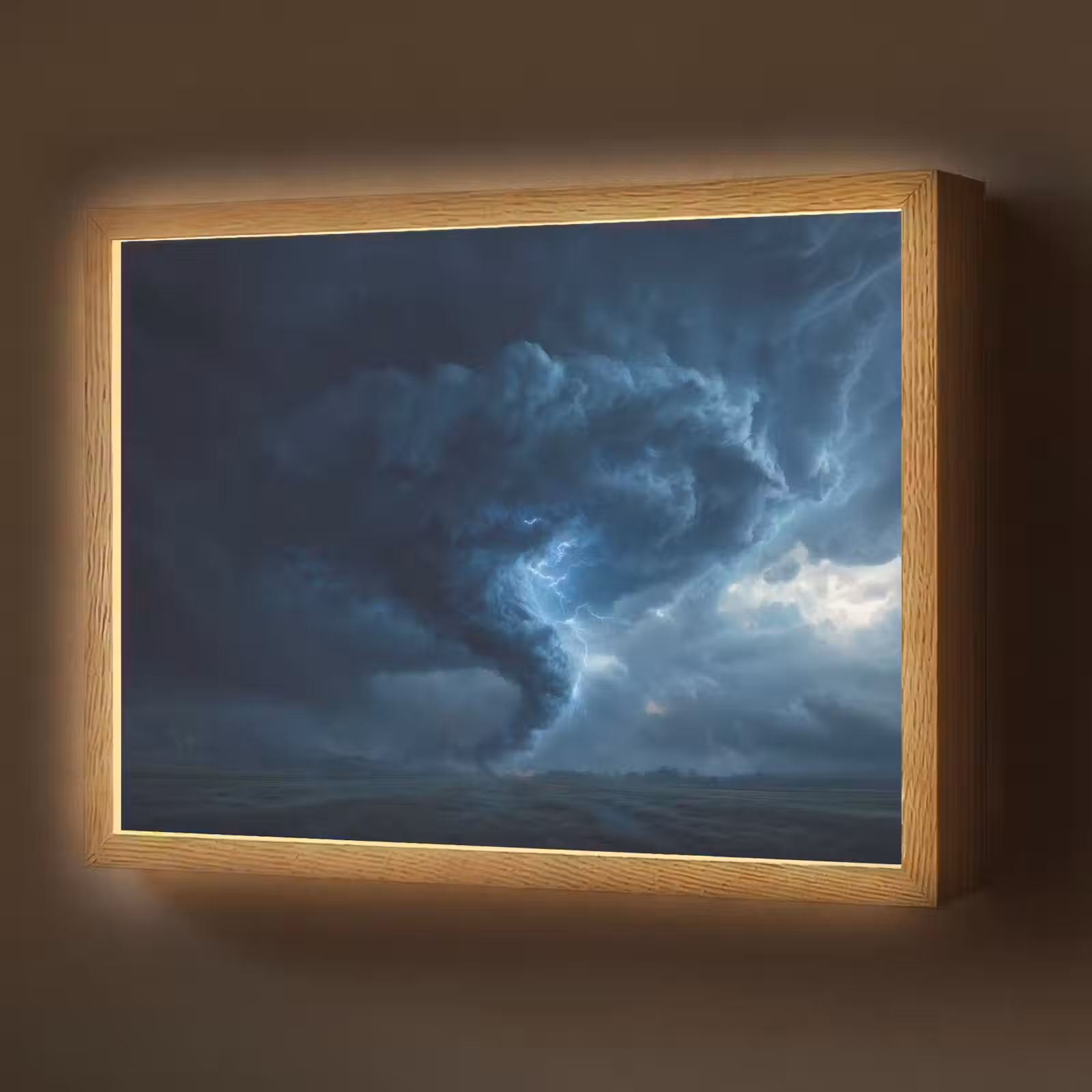 Lightbox - Wandlamp - Tornado - Duister - Wolken — 1
