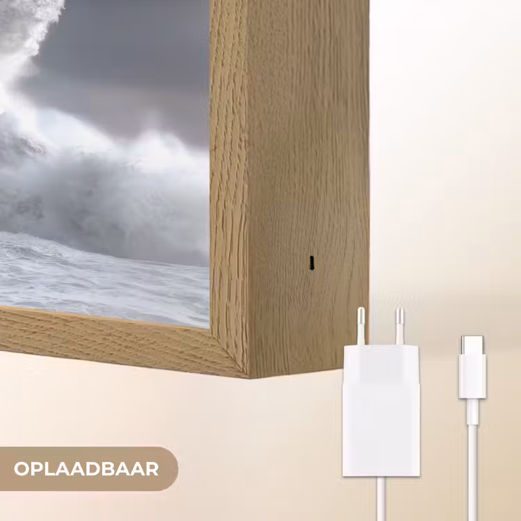 Lightbox - Wandlamp - Golf - Vuurtoren - Schuimend water — 7