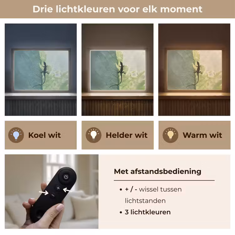 Lightbox - Wandlamp - Hagedis - Blad - Nerven - Groen — 8