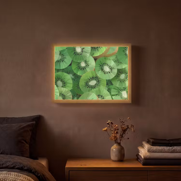 Lightbox - Wandlamp - Kiwi - Groen - Pitten — 3