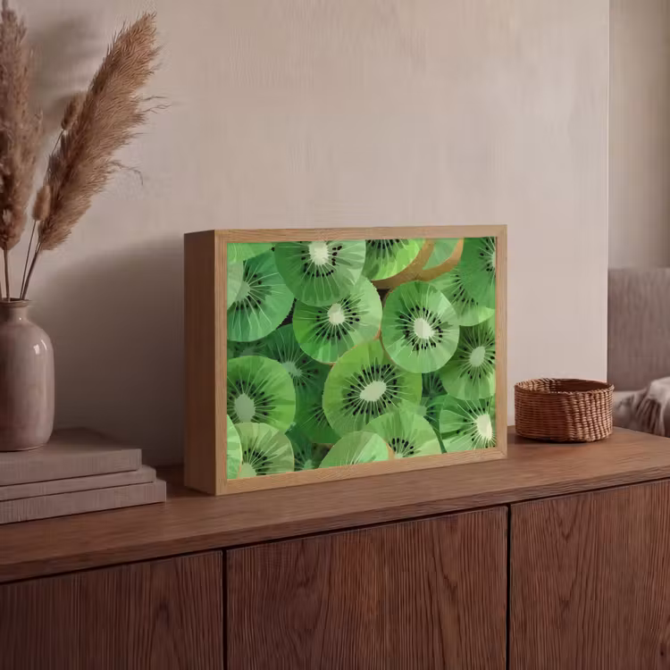 Lightbox - Wandlamp - Kiwi - Groen - Pitten — 4