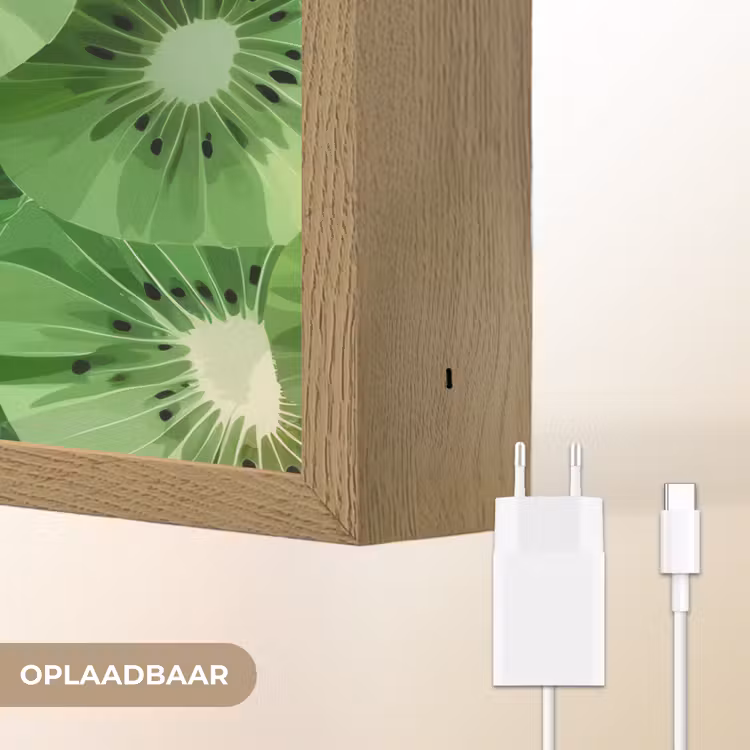 Lightbox - Wandlamp - Kiwi - Groen - Pitten — 7
