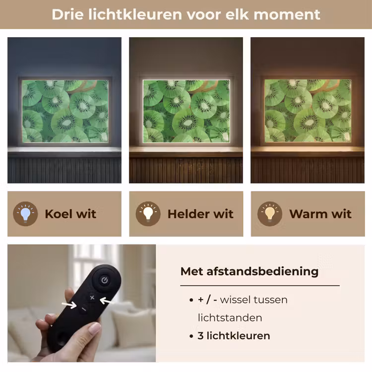 Lightbox - Wandlamp - Kiwi - Groen - Pitten — 8