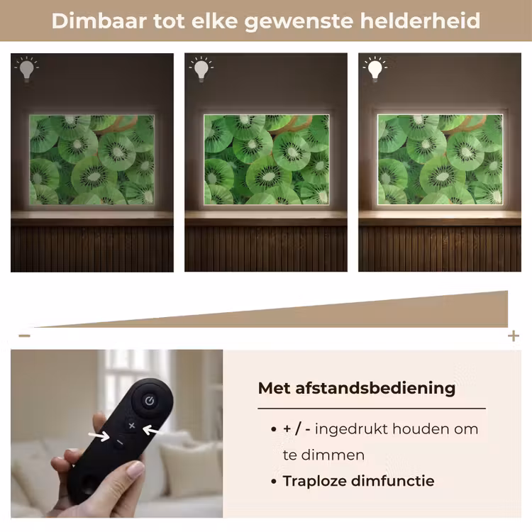 Lightbox - Wandlamp - Kiwi - Groen - Pitten — 9