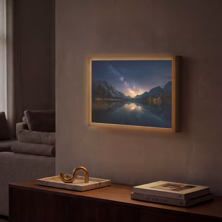 Lightbox - Wandlamp - Kristalhelder meer - Bergen - Bergen — 2