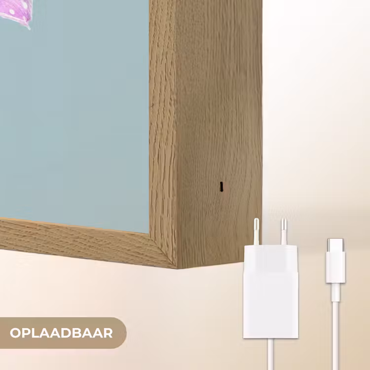 Lightbox - Wandlamp - Lelie - Bloem - Paars - Stippen — 7