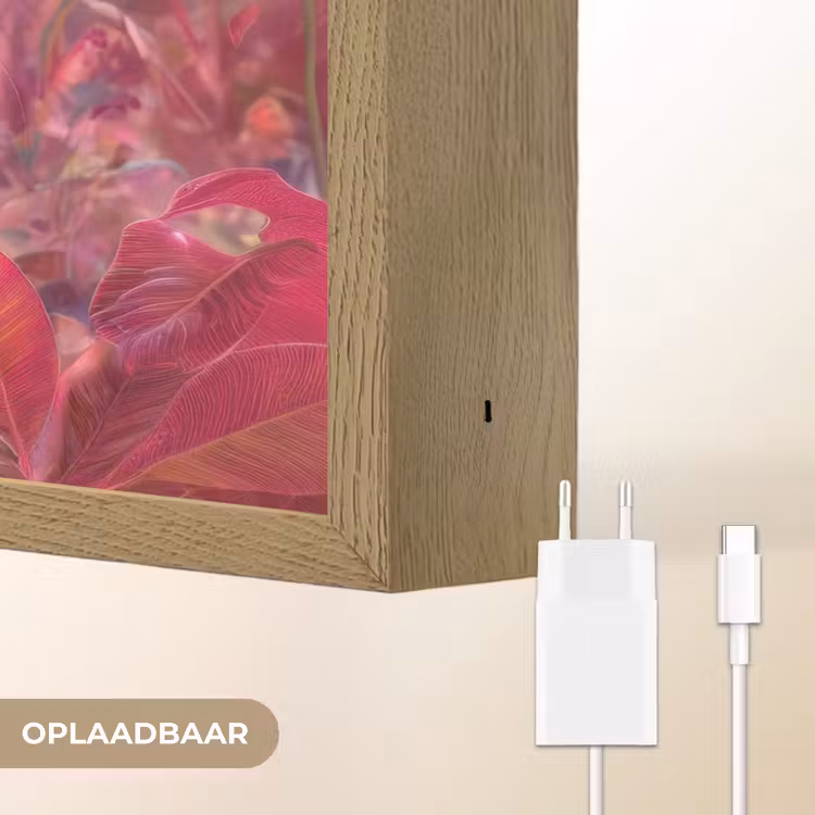 Lightbox - Wandlamp - Luipaard - Bloemen - Roze — 7
