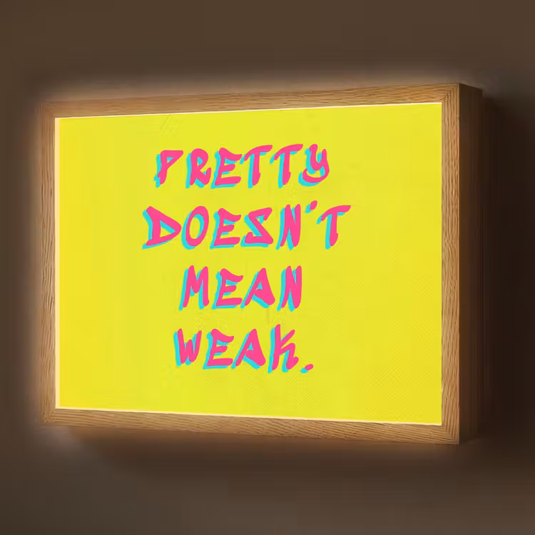 Lightbox - Wandlamp - Quote - Minimalistisch - Kleurrijk — 1