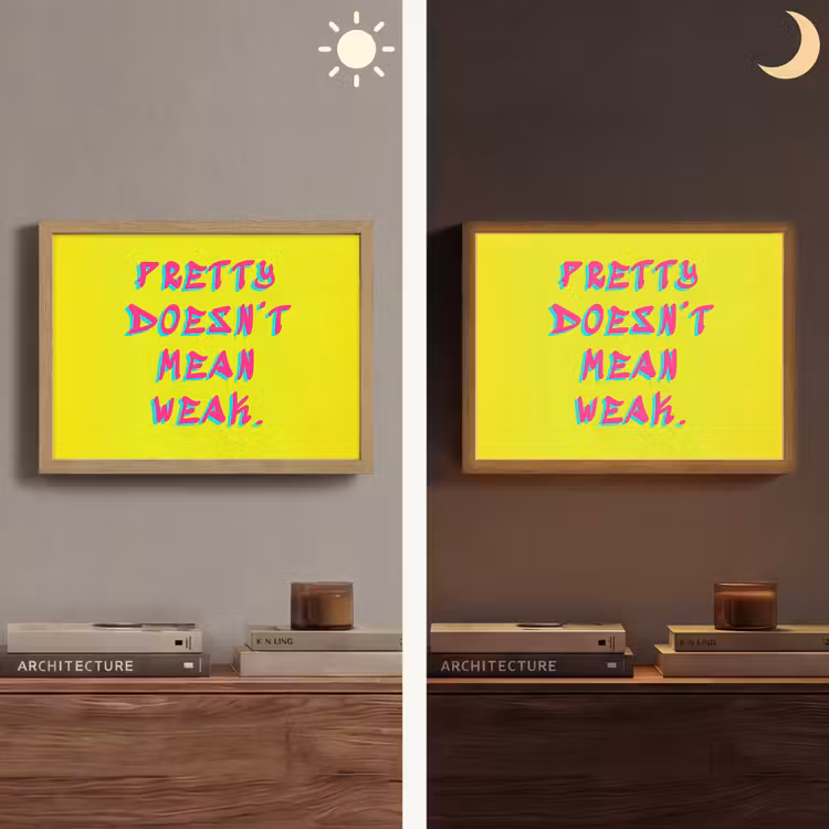 Lightbox - Wandlamp - Quote - Minimalistisch - Kleurrijk — 6
