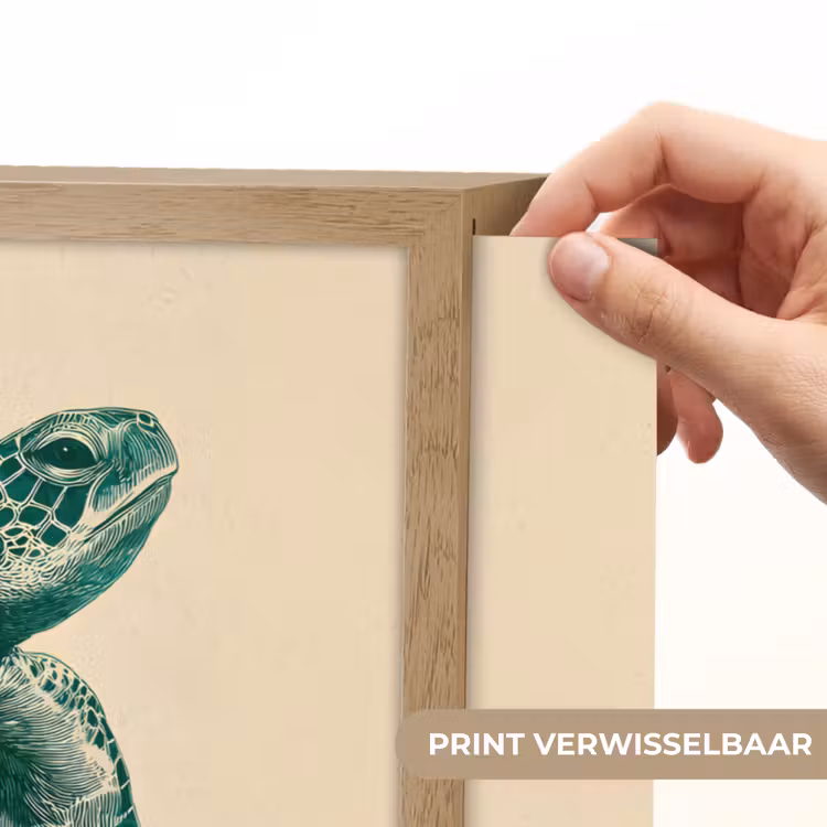 Lightbox - Wandlamp - Schildpad - Sierlijk - Groen - Schild — 5