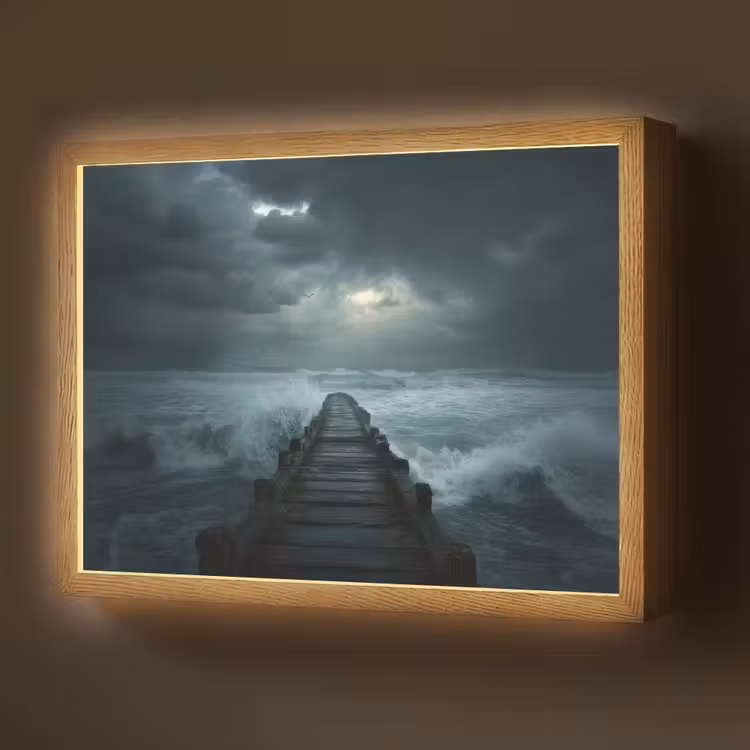 Lightbox - Wandlamp - Steiger - Storm - Golven — 1