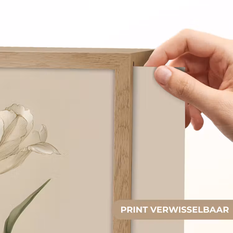 Lightbox - Wandlamp - Tulpen - Wit - Bladeren — 5