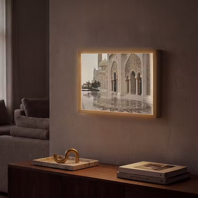 Lightbox - Wandlamp - Gouden details - Marmer - Islamitisch — 2