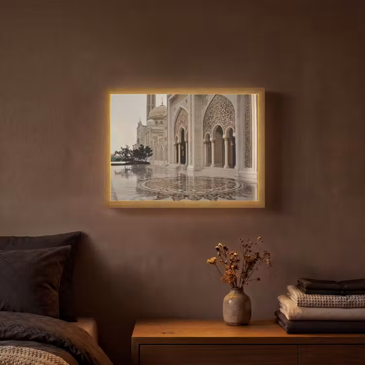 Lightbox - Wandlamp - Gouden details - Marmer - Islamitisch — 3