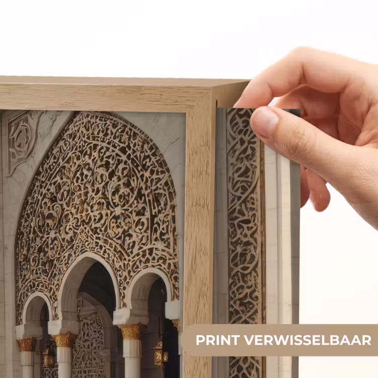 Lightbox - Wandlamp - Gouden details - Marmer - Islamitisch — 5