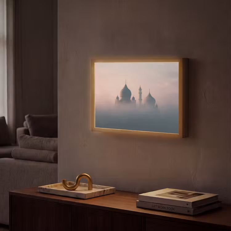 Lightbox - Wandlamp - Moskee - Minaretten - mist - Islamitisch — 2