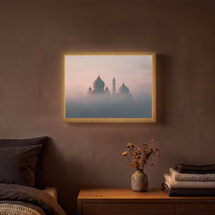 Lightbox - Wandlamp - Moskee - Minaretten - mist - Islamitisch — 3