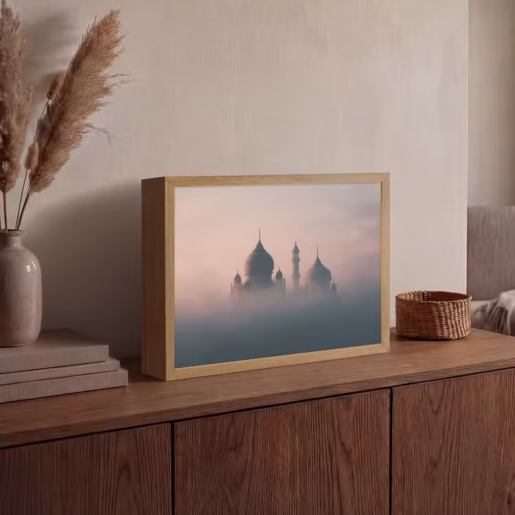 Lightbox - Wandlamp - Moskee - Minaretten - mist - Islamitisch — 4