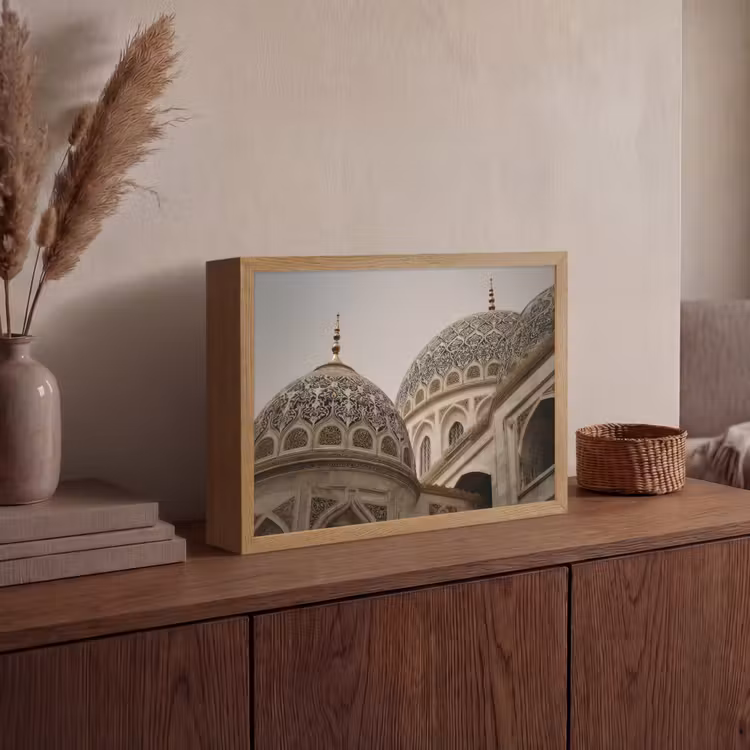 Lightbox - Wandlamp - Mozaïekkoepels - Gouden spitsen - Islamitisch — 4