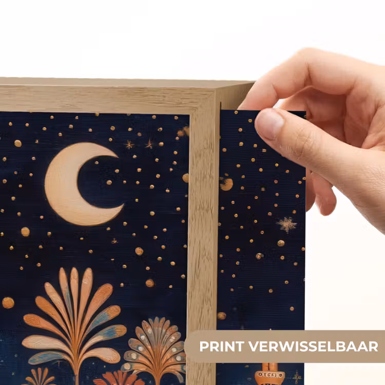 Lightbox - Wandlamp - Sterrenhemel - Palmen - Rivier — 5