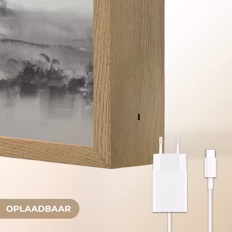 Lightbox - Wandlamp - Hut - Grijs - Bergen - Mistig — 7