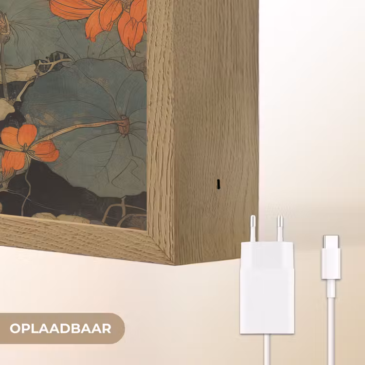Lightbox - Wandlamp - Kat - Sierlijk - Bloemen — 7