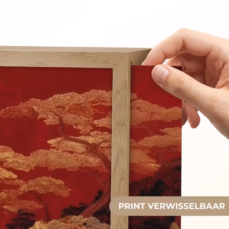 Lightbox - Wandlamp - Volle maan - Landschap - Waterval — 5