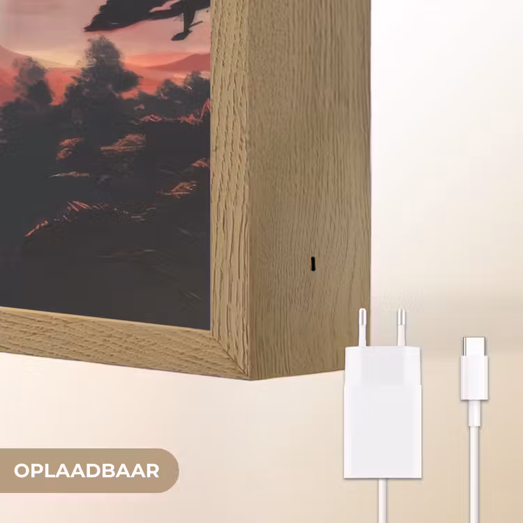 Lightbox - Wandlamp - Zon - Krijger - Bomen - Bergen — 7