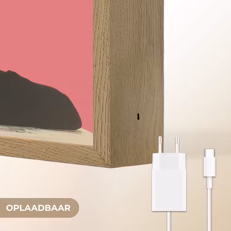 Lightbox - Wandlamp - Meisje - Kopje - Bloemen - Roze — 7